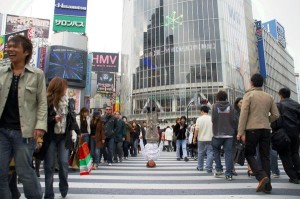 headstand in shibuya